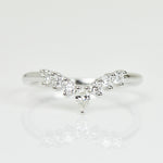 Platinum diamond wedding ring women