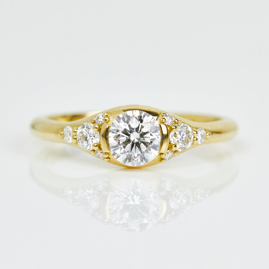 0.87ct Lab Grown Diamond Engagement Ring, One of a Kind