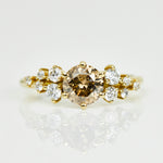 Coloured gemstone engagement rings