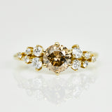 Coloured gemstone engagement rings