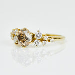 Coloured gemstone engagement rings