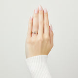 0.65ct Princess Cut Diamond Ring, Juno Setting