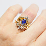 18ct yellow gold diamond wedding ring women