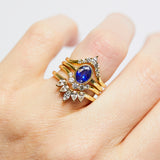 18ct yellow gold diamond wedding ring women