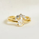 18ct yellow gold diamond wedding ring women