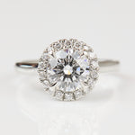 Round Brilliant Cut Lab-Grown Diamond Engagement Ring