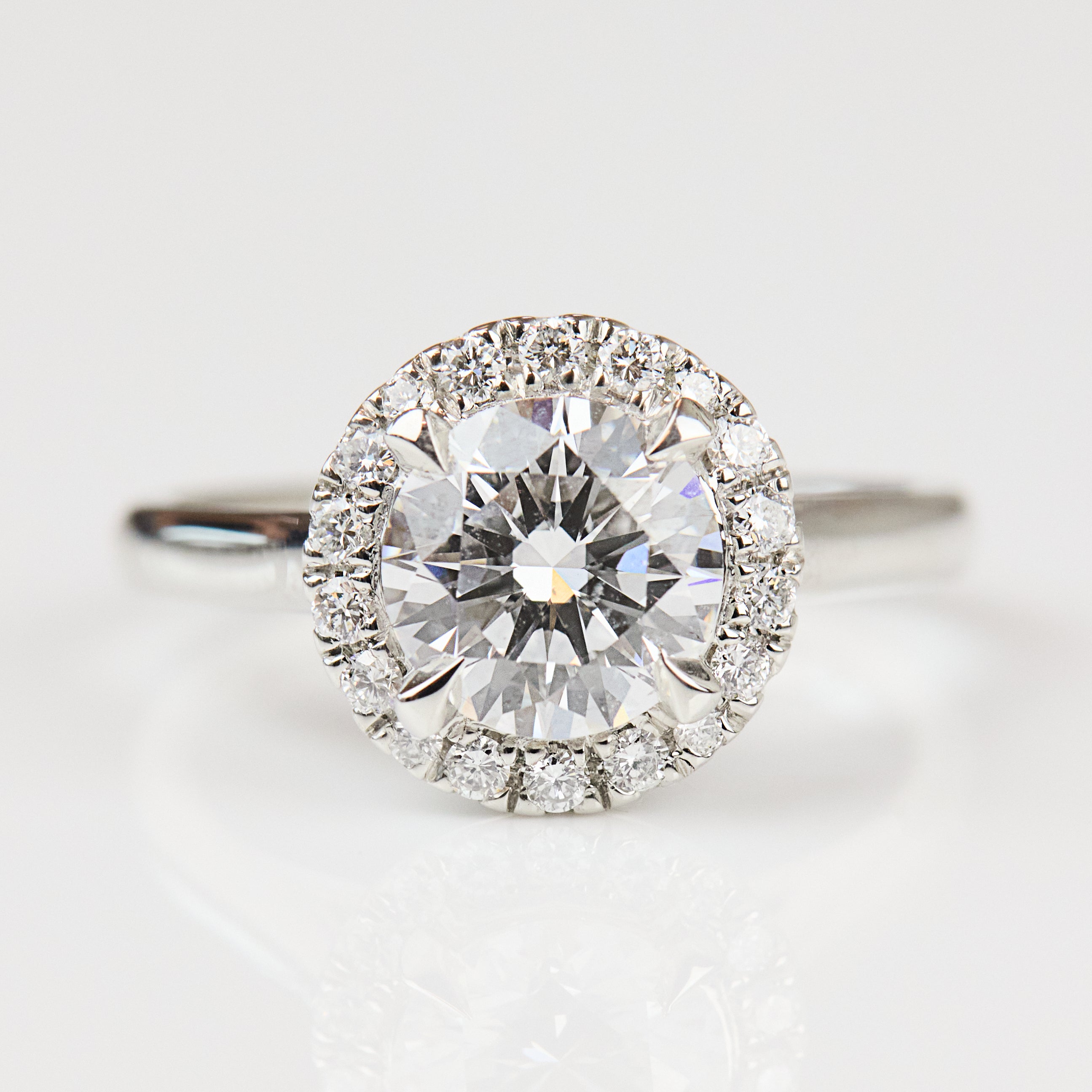 Round Brilliant Cut Lab-Grown Diamond Engagement Ring