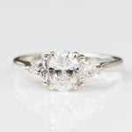 Oval Lab-Grown Engagement Ring Trilogy