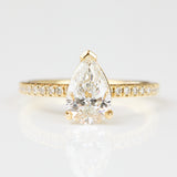 Pear Lab-Grown Diamond Engagement Ring