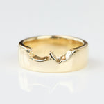 18ct yellow gold wedding ring women