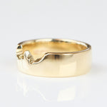 18ct yellow gold wedding ring women