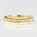 18ct yellow gold diamond wedding ring women