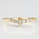 18ct yellow gold diamond wedding ring women