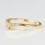 18ct yellow gold diamond wedding ring women