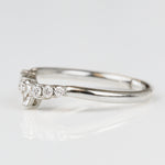 Platinum diamond wedding band