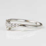 Platinum diamond wedding band