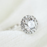 Round Brilliant Cut Lab-Grown Diamond Engagement Ring
