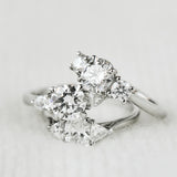 Oval Lab-Grown Engagement Ring Trilogy