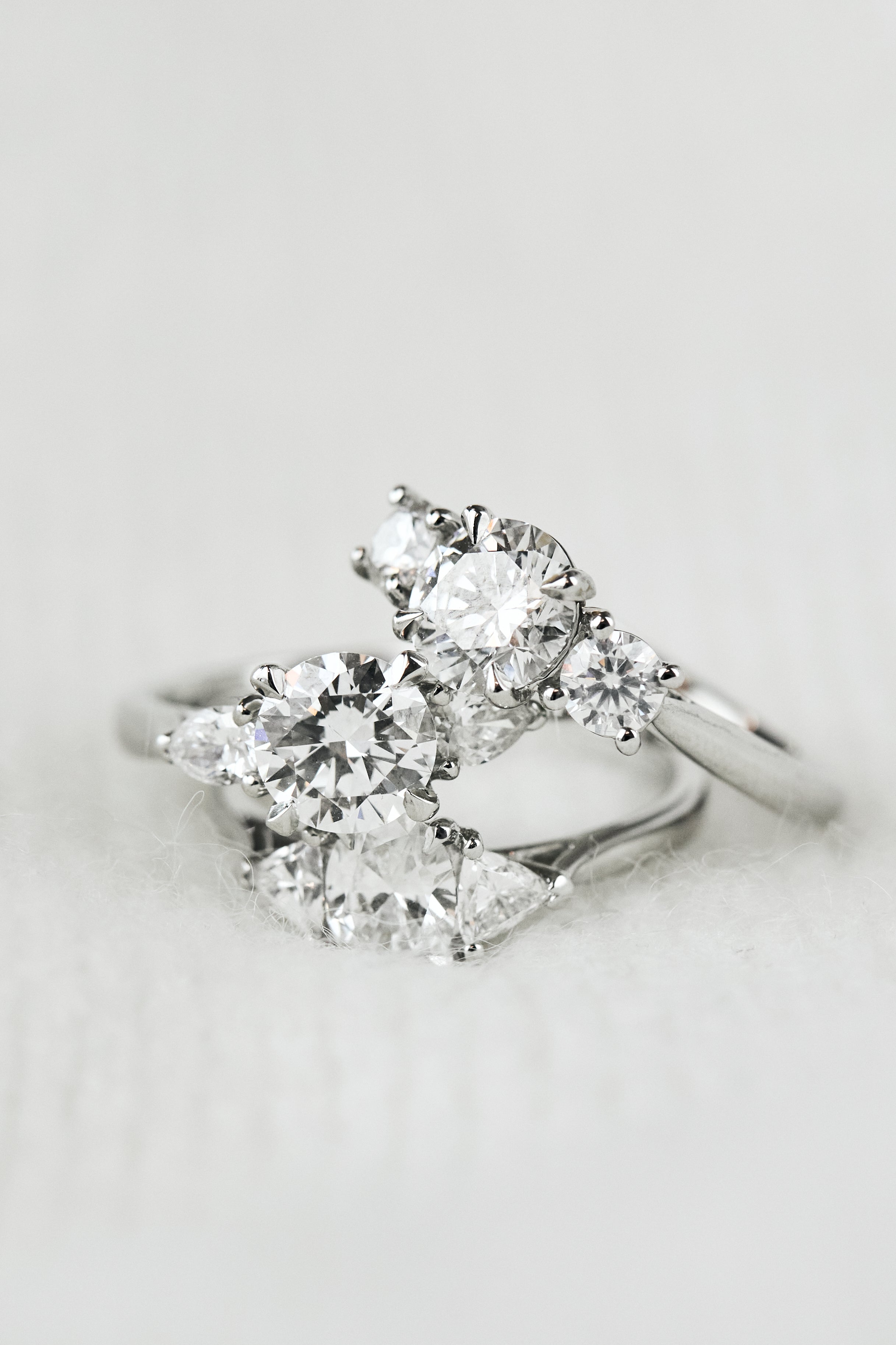Oval Lab-Grown Engagement Ring Trilogy