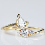 Pear Lab-Grown Diamond Engagement Ring