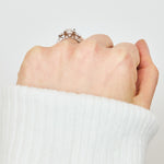 Round Brilliant Cut Lab-Grown Diamond Engagement Ring Trilogy
