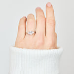 Oval Lab-Grown Engagement Ring Trilogy