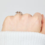 Oval Lab-Grown Engagement Ring Trilogy