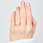 18ct yellow gold diamond wedding ring women