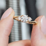Round Brilliant Cut Lab-Grown Diamond Engagement Ring, One Of A Kind