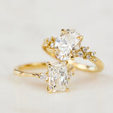 Lab-Grown Oval Diamond Yellow Gold Engagement Ring
