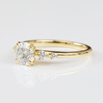 Round Brilliant Cut Lab Grown Diamond Engagement Ring
