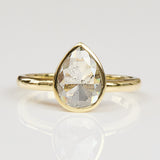Pear Shape Diamond Engagement Ring, Juno Setting