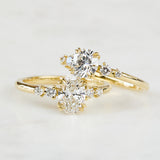 18ct Yellow Gold Oval Lab Grown Diamond Engagement Ring
