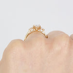 18ct Yellow Gold Oval Lab Grown Diamond Engagement Ring