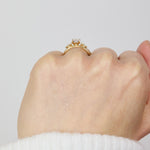 Round Brilliant Cut Lab Grown Diamond Engagement Ring