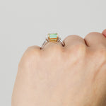 Brazilian Emerald Engagement Ring
