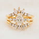18ct Yellow Gold Oval Lab Grown Diamond Engagement Ring