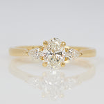 Oval Lab Grown Diamond Engagement Ring