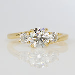 Round Brilliant Cut Lab Grown Diamond Engagement Ring