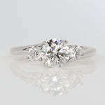 Round Brilliant Cut Lab Grown Diamond Engagement Ring