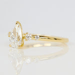 Pear Lab Grown Diamond Engagement Ring