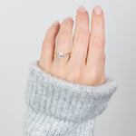 Pear Lab Grown Diamond Engagement Ring