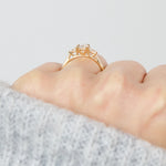 Oval Lab Grown Diamond Engagement Ring