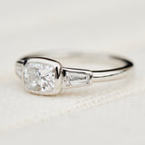 1ct Cushion Cut Lab-Grown Diamond Engagement Ring, One of a Kind