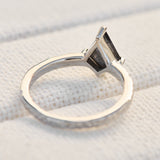 1.80ct Kite Salt and Pepper Diamond Engagement Ring, Juno Setting