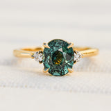 2.88ct Madagascan Sapphire Engagement Ring, Freya Setting