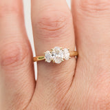 1.80ct Oval Brilliant Cut Lab-Grown Diamond Engagement Ring, One of a Kind