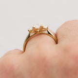 1.80ct Oval Brilliant Cut Lab-Grown Diamond Engagement Ring, One of a Kind