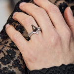 2ct Salt & Pepper Diamond Engagement Ring