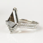 2ct Salt & Pepper Diamond Engagement Ring
